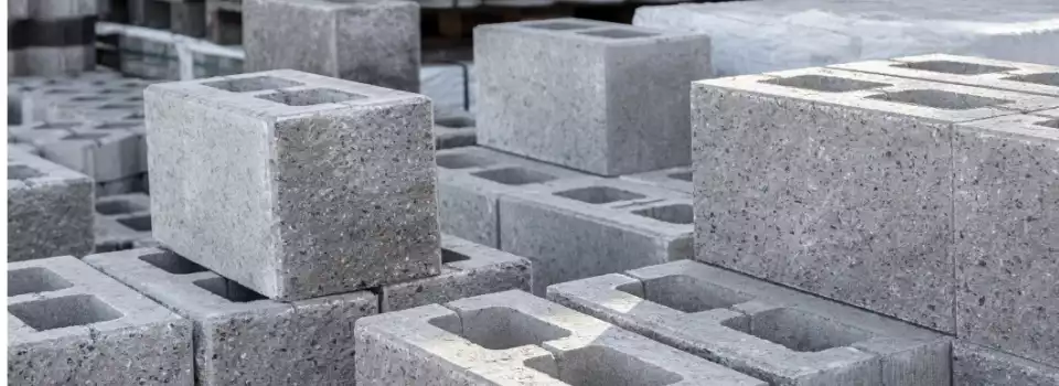 szare bloczki betonowe